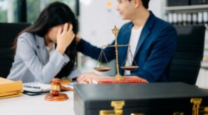Solana Beach criminal defense attorney consulting with a client to build a strong defense against guilt by association allegations